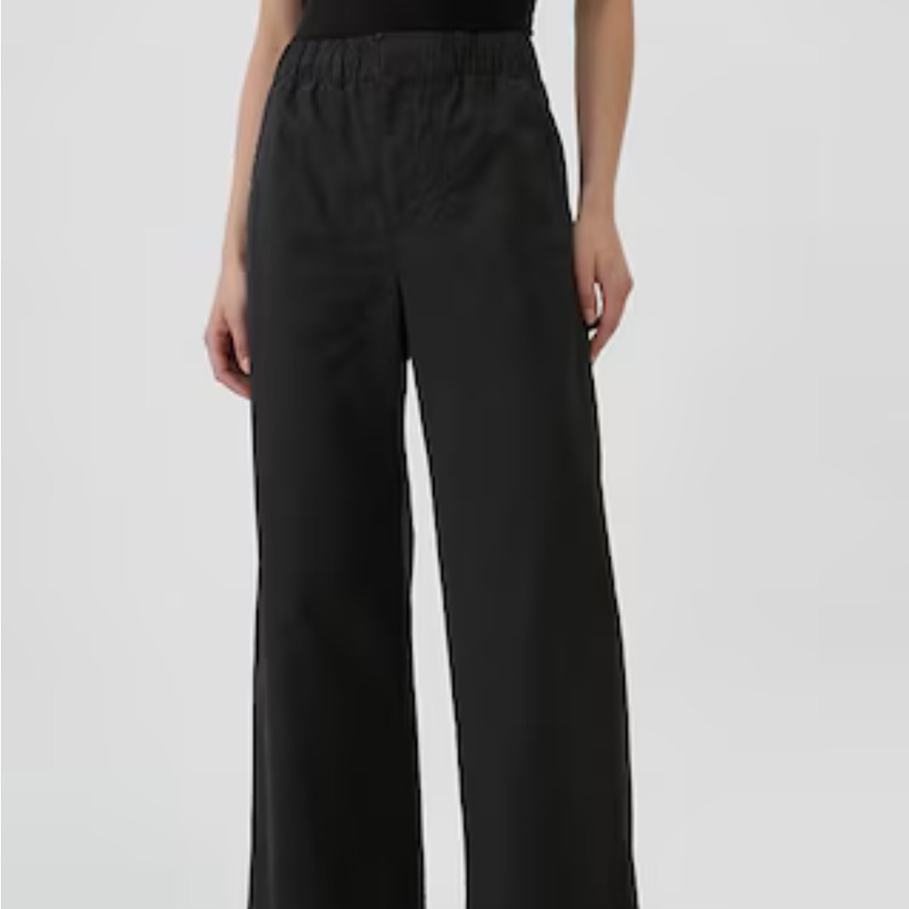High Rise Easy Wide-Leg Khakis - Picture 2 of 9